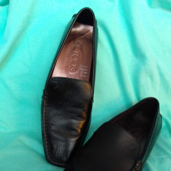 TOD'S square toe driving loafers - Picture 3 of 14